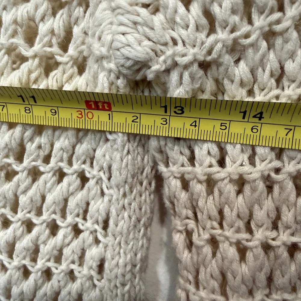 American Eagle Outfitters Open-Knit Cream Sweater - Picture 5 of 5